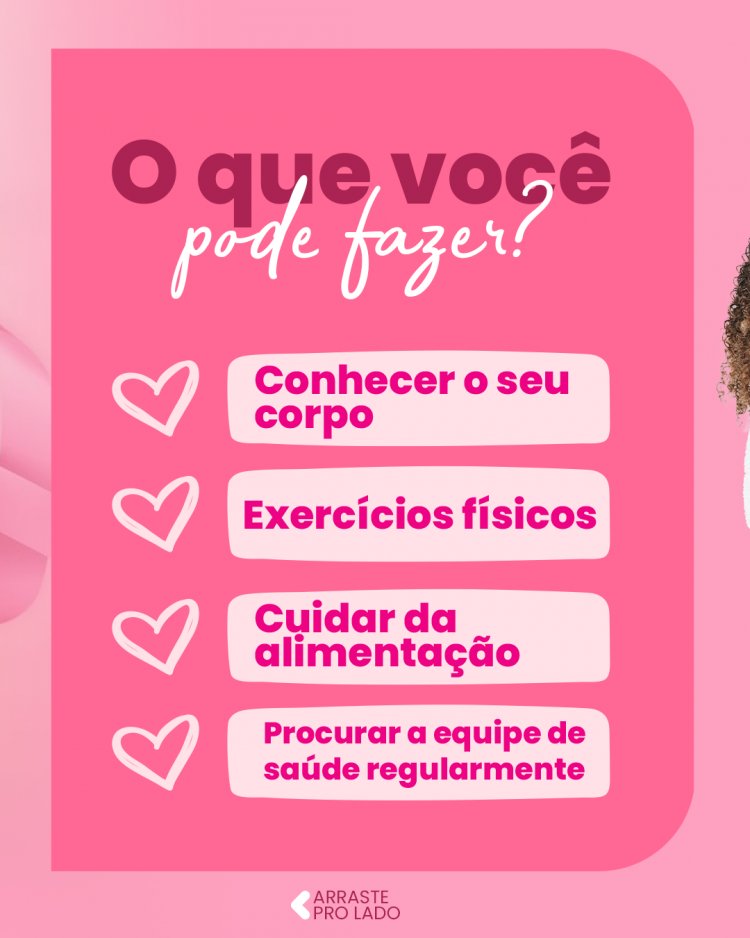 Outubro Rosa: Campanha 'Mulher: seu corpo, sua vida' promove autocuidado e prevenção em Floriano