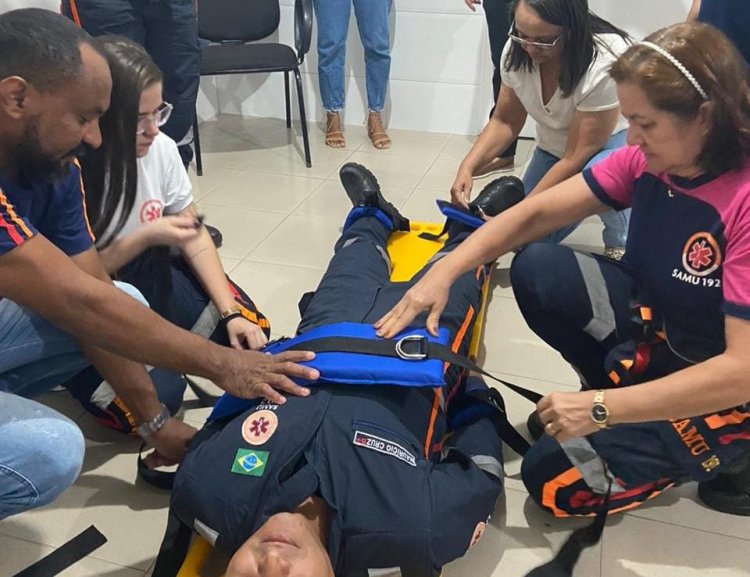 Capacitação no SAMU de Floriano aprimora atendimento a pacientes em crise psiquiátrica