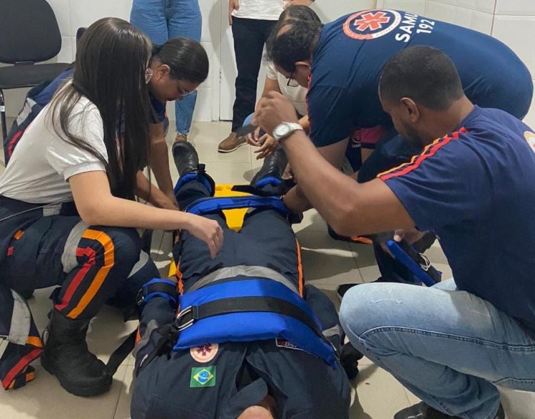 Capacitação no SAMU de Floriano aprimora atendimento a pacientes em crise psiquiátrica