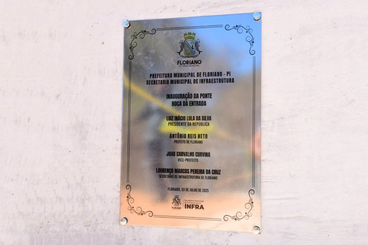 Moradores da localidade Boca da Entrada são beneficiados com ponte Teresa Maria da Conceição