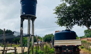 Rural e Abastecimento: Prefeitura de Floriano instala caixa d’água na localidade Morrinhos