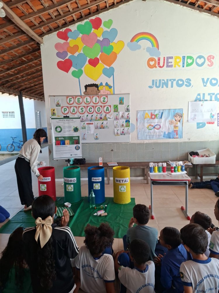 SEMAN de Floriano em parceria com a SEMARH realiza palestras em alusão ao Abril Laranja 