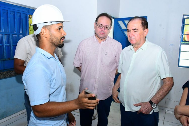 Equipe da Prefeitura realiza visita técnica à reforma do CAPS II
