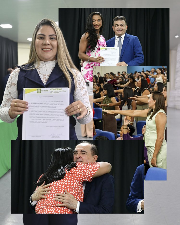 Vitória, Emoção e Futuro: Prefeitura de Floriano Empossa 251 Novos Servidores Concursados
