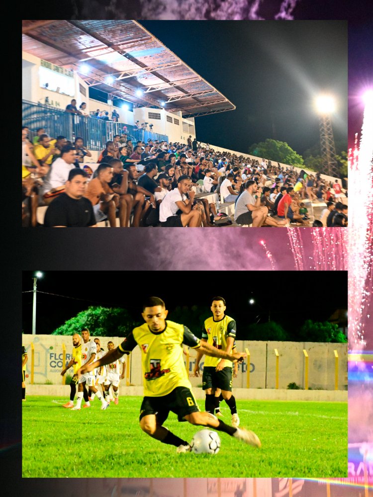 Copa Floriano 2026 é aberta no Estádio Tiberão com público, homenagens e goleada