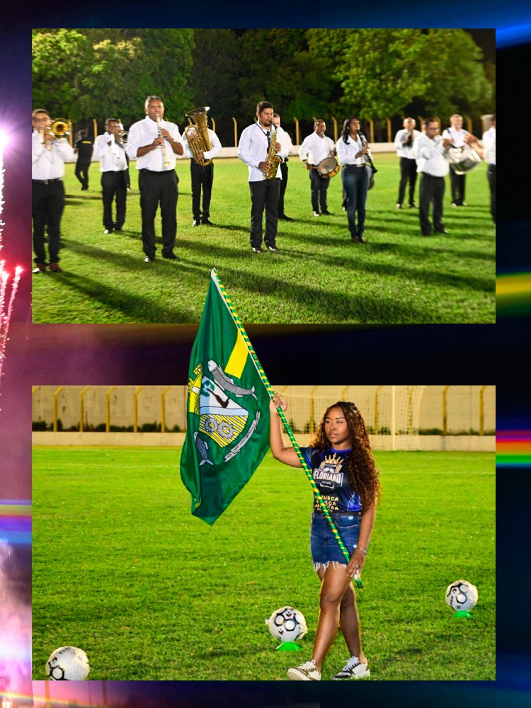 Copa Floriano 2026 é aberta no Estádio Tiberão com público, homenagens e goleada