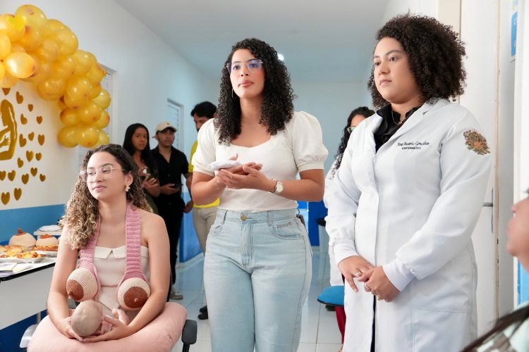 Agosto Dourado: Saúde de Floriano reforça ações de promoção e apoio ao aleitamento materno