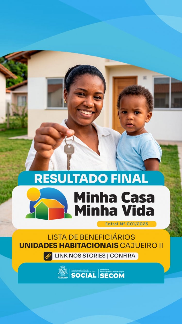Nova etapa do Minha Casa Minha Vida: confira a lista dos 72 contemplados para o Conjunto Cajueiro 2
