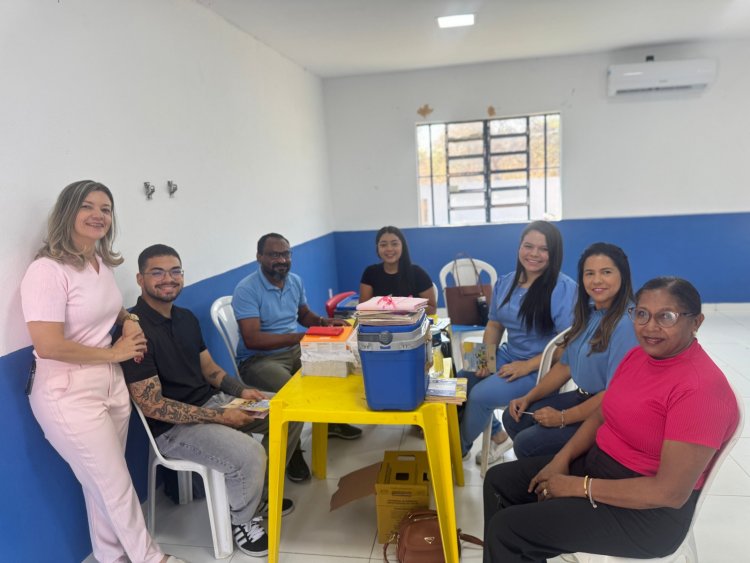 Saúde realiza ação de vacinação no Papa Pombo e reforça proteção de crianças e adolescentes