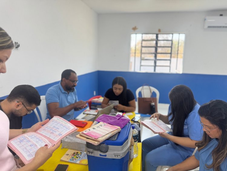 Saúde realiza ação de vacinação no Papa Pombo e reforça proteção de crianças e adolescentes