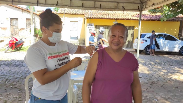 UBS Paulo Kalume realiza ação de vacinação contra Gripe no bairro Bom Lugar