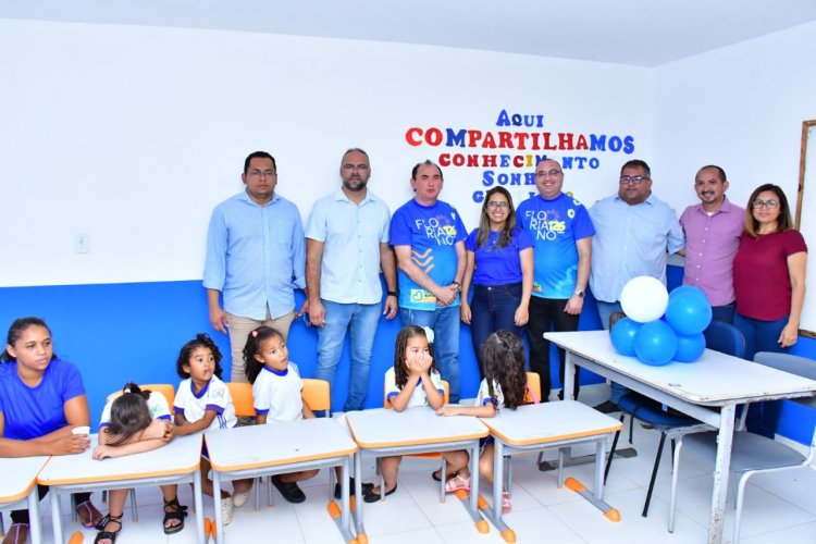 126 anos: Prefeitura de Floriano entrega escola do Amolar reestruturada e renomeada