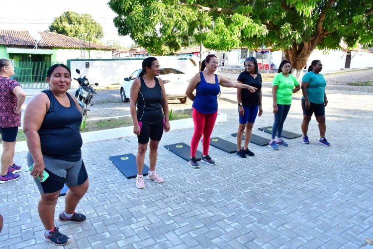 Academia de Saúde do bairro Bom Lugar ganha kits de incentivo à atividade física