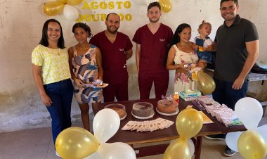 Saúde Bucal e PSF realizam ação "Agosto Dourado" na localidade Caldeirão