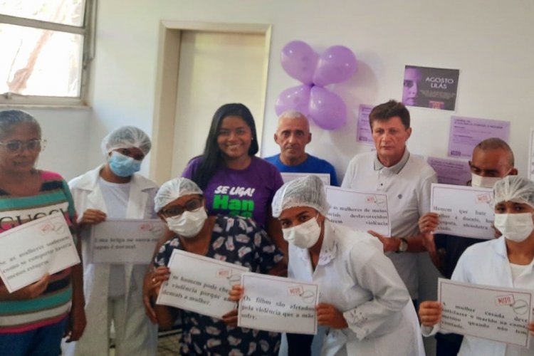 Núcleo de Saúde promove "Agosto Lilás" em unidades de saúde de Floriano