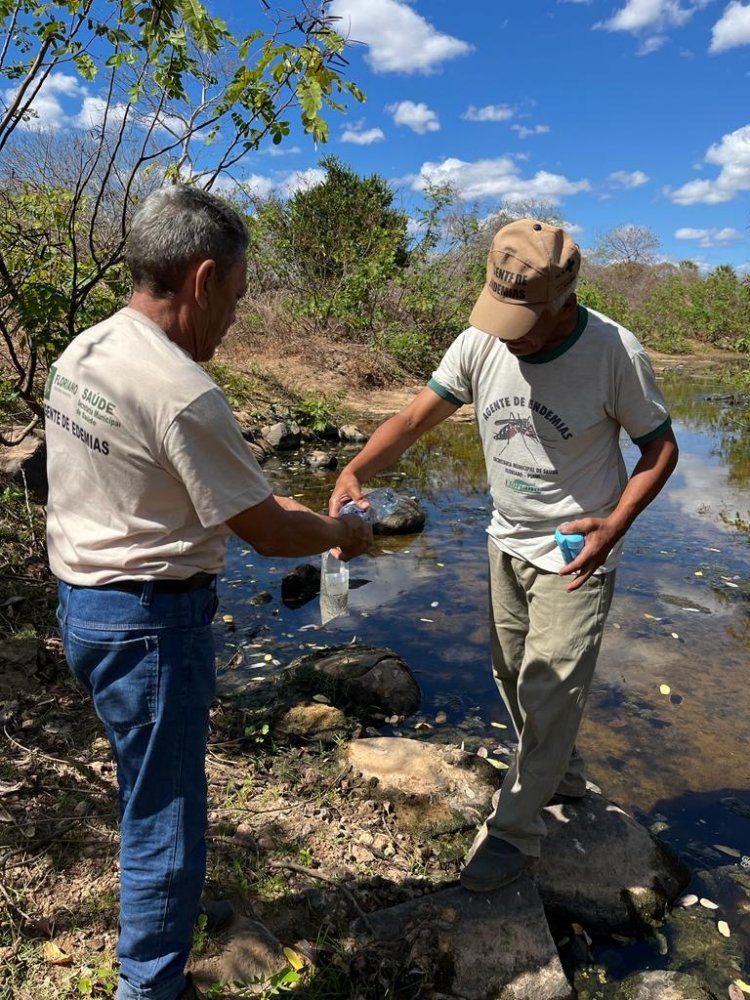 SEMAN e Saúde fazem monitoramento de águas em riachos de Floriano