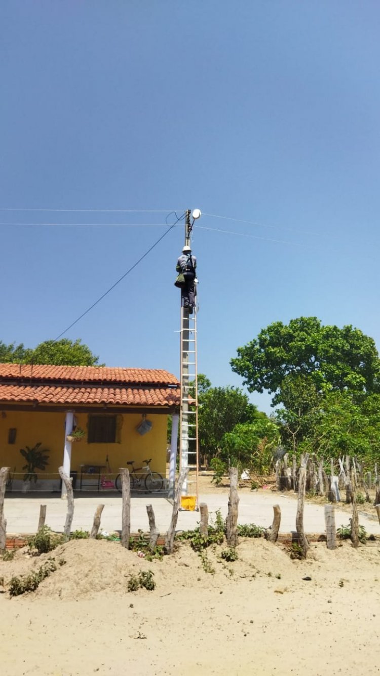 Infraestrutura: onze localidades rurais de Floriano recebem manutenção na rede de iluminação pública