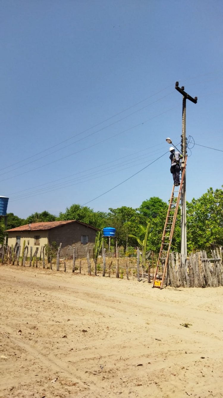 Infraestrutura: onze localidades rurais de Floriano recebem manutenção na rede de iluminação pública