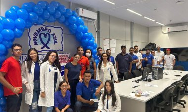 UBS José Paraguassú realiza palestra sobre saúde do homem para colaboradores de supermercado