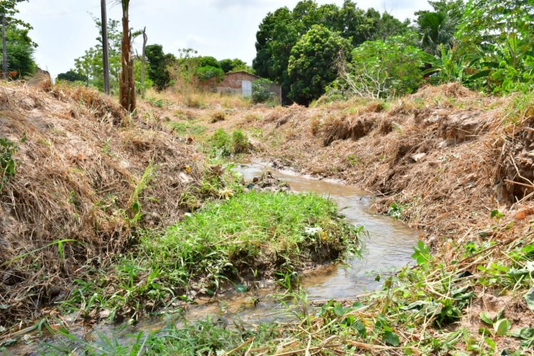 Floriano: Secretaria de Infraestrutura inicia limpeza dos riachos que cortam o município