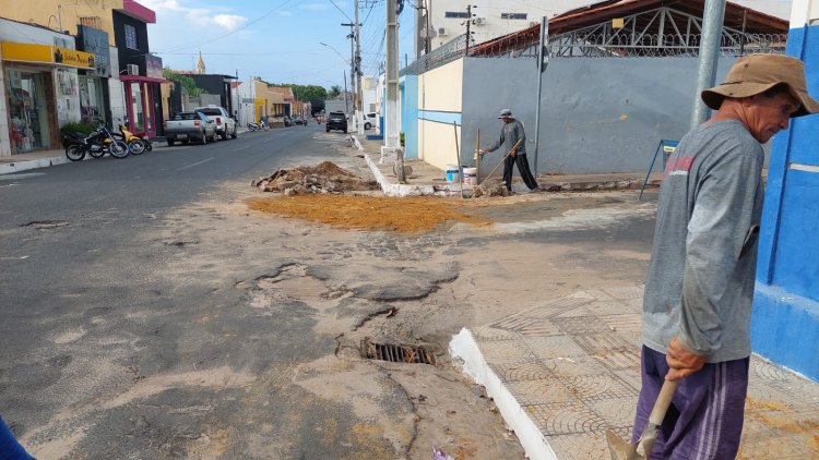Infraestrutura de Floriano recupera danos nas ruas provocados por chuva intensa