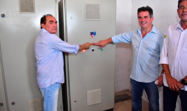 Floriano inaugura a 3ª estação elevatória do Projeto de Esgotamento Sanitário da cidade