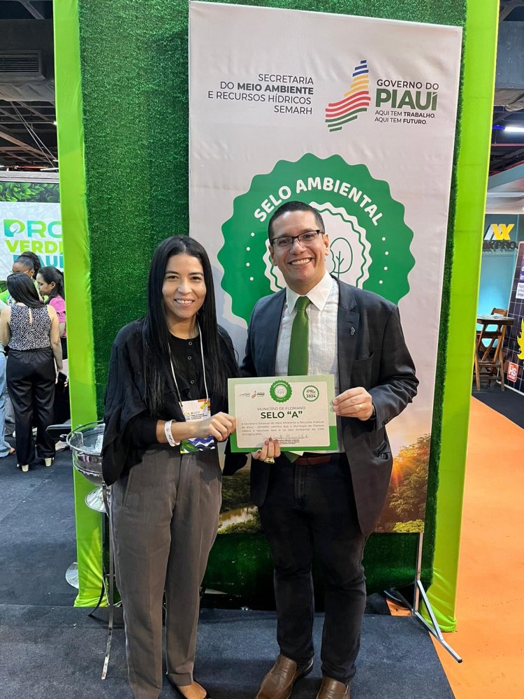 Floriano recebe certificado de ‘Selo Ambiental A’ do ICMS Ecológico durante V Conferência Estadual de Meio Ambiente