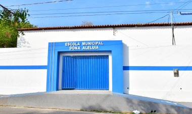 Educação de Floriano entrega da reestruturação da Escola Municipal Dona Aleluia