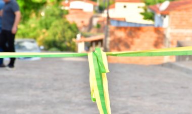 Prefeitura de Floriano entrega mais 4 ruas pavimentadas através do PlanMob