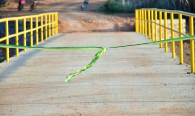 Prefeitura de Floriano entrega passagem molhada da localidade Rio Branco