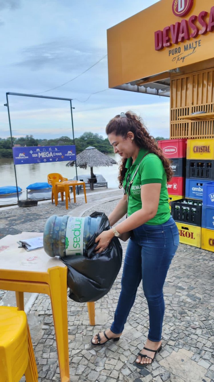 Projeto Ecotampas: Prefeitura de Floriano arrecada 55kg de tampinhas no primeiro recolhimento de 2025