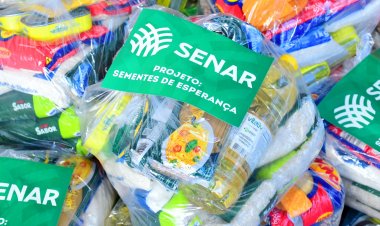 Prefeitura de Floriano entrega cestas básicas em parceria com o SENAR