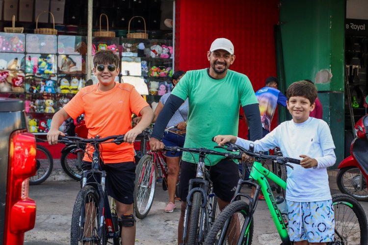128 anos: Tradicional Passeio Ciclístico de aniversário dá show de participação em Floriano