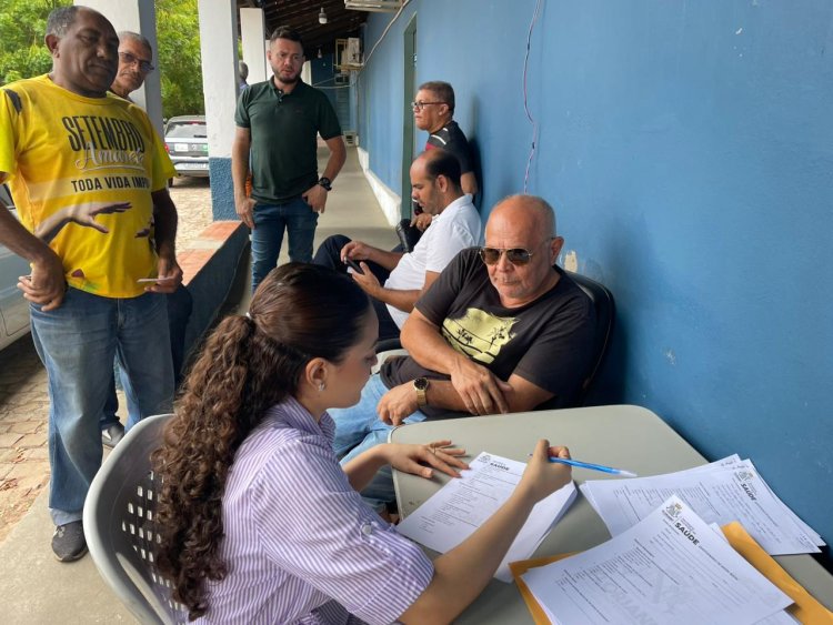 Motoristas do município recebem ações de saúde na Campanha Novembro Azul