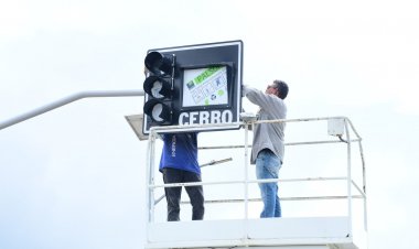 Prefeitura instala sinalização de trânsito através do OPA Floriano