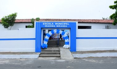 Prefeitura de Floriano entrega reforma e ampliação da Escola Municipal Iracema Miranda