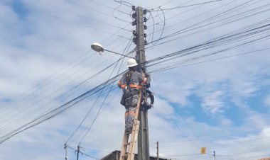 Secretaria de Infraestrutura realiza mais de 500 serviços de iluminação pública em fevereiro