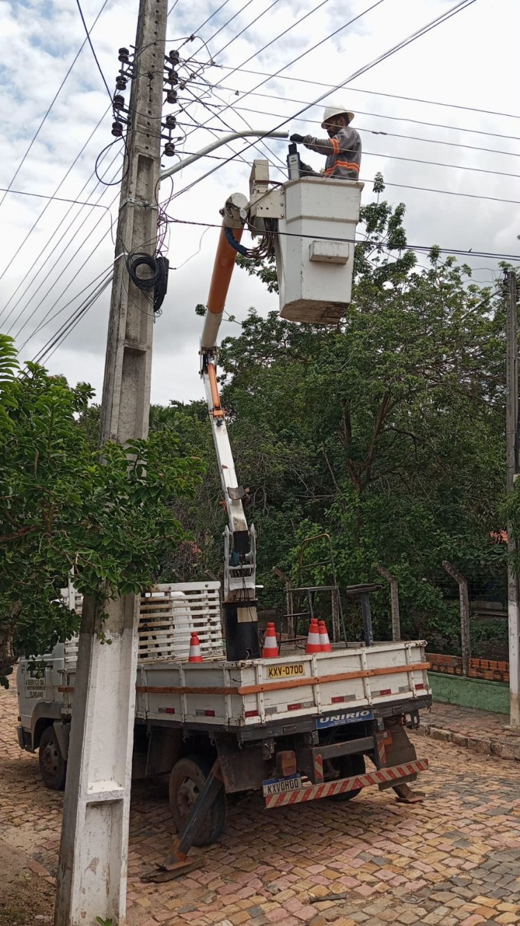 Secretaria de Infraestrutura realiza mais de 500 serviços de iluminação pública em fevereiro