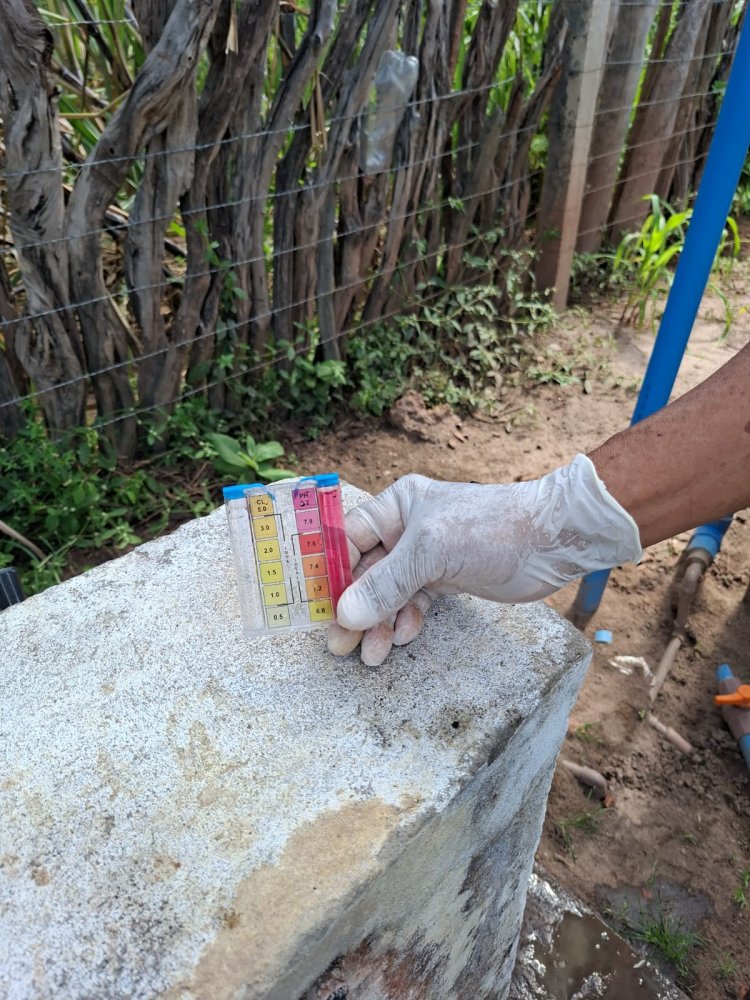 Prefeitura de Floriano participa de ação que monitora água de poços em parceria com a 10ª Regional de Saúde 