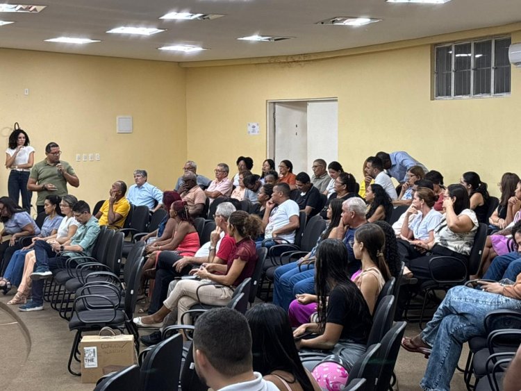 Prefeitura de Floriano realiza audiência pública para discutir elaboração da LDO 2027