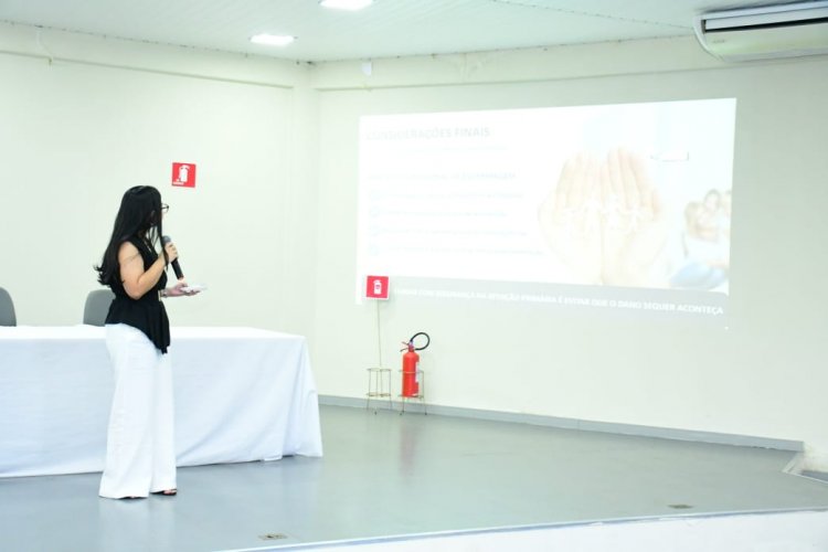 Saúde de Floriano participa de seminário da UFPI e reforça compromisso com a segurança do paciente