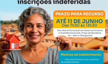 Prefeitura de Floriano divulga relação de inscrições indeferidas do Programa Minha Casa, Minha Vida