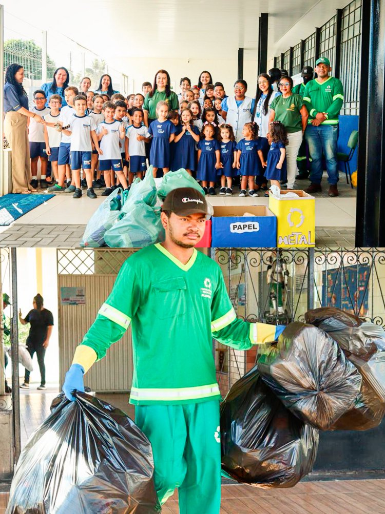 Arrecadação de mais de uma tonelada de materiais recicláveis marca abertura da Semana do Meio Ambiente de Floriano