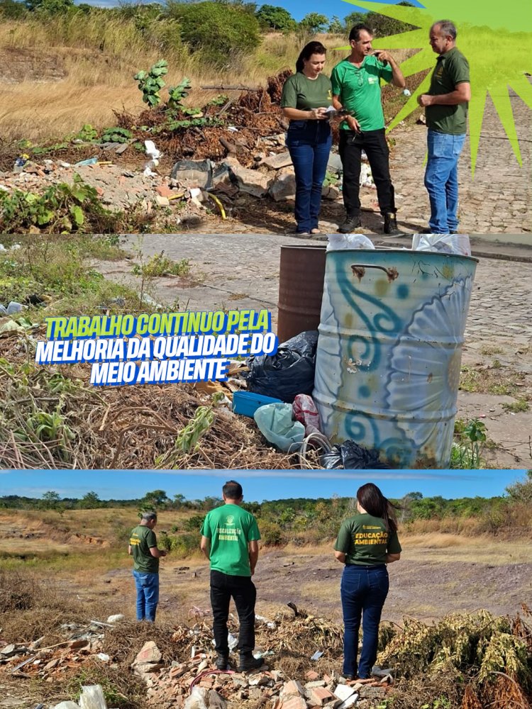 SEMAN realiza Campanha de Prevenção e Combate à Poluição Atmosférica em Floriano
