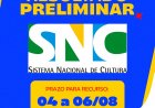 Secretaria de Cultura de Floriano divulga resultado preliminar com notas do Edital nº 04/2026 da Lei Aldir Blanc