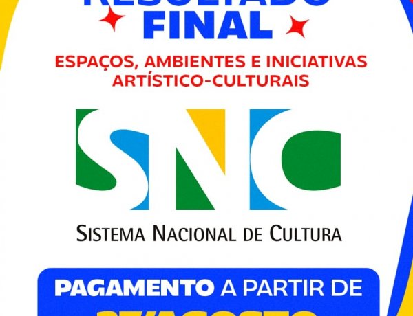 Cultura de Floriano divulga resultado final de edital da Política Aldir Blanc após readequação de cronograma