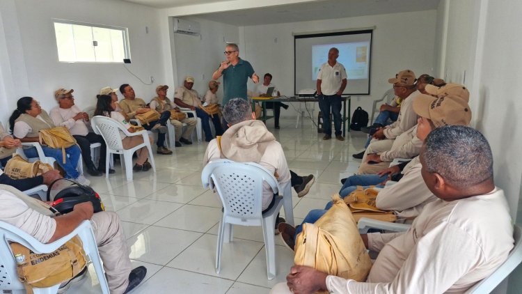 Saúde de Floriano capacita agentes para fortalecer monitoramento do Aedes aegypti