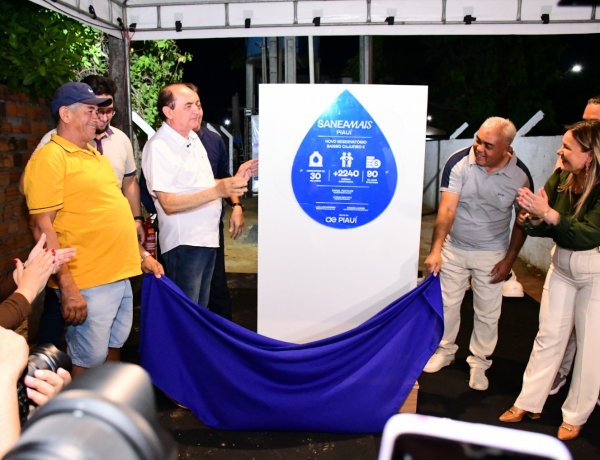 Novo sistema de abastecimento de água é inaugurado no bairro Cajueiro II em Floriano