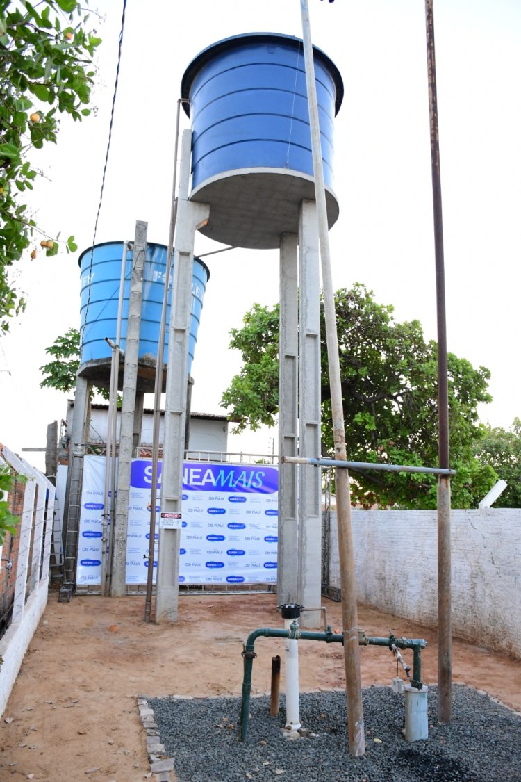 Novo sistema de abastecimento de água é inaugurado no bairro Cajueiro II em Floriano