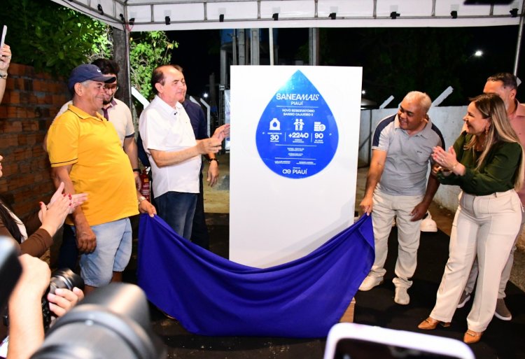 Novo sistema de abastecimento de água é inaugurado no bairro Cajueiro II em Floriano